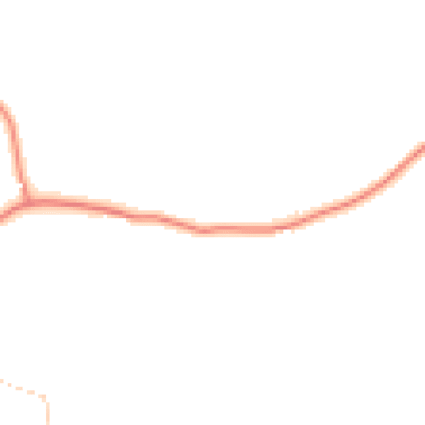 Daytime road noise heatmap for GU32 1HT