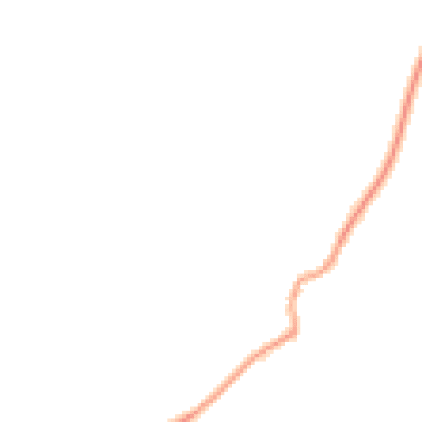 Night-time road noise heatmap for GU32 1JD