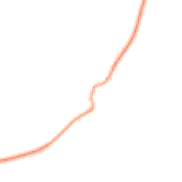 Night-time road noise heatmap for GU32 1JF