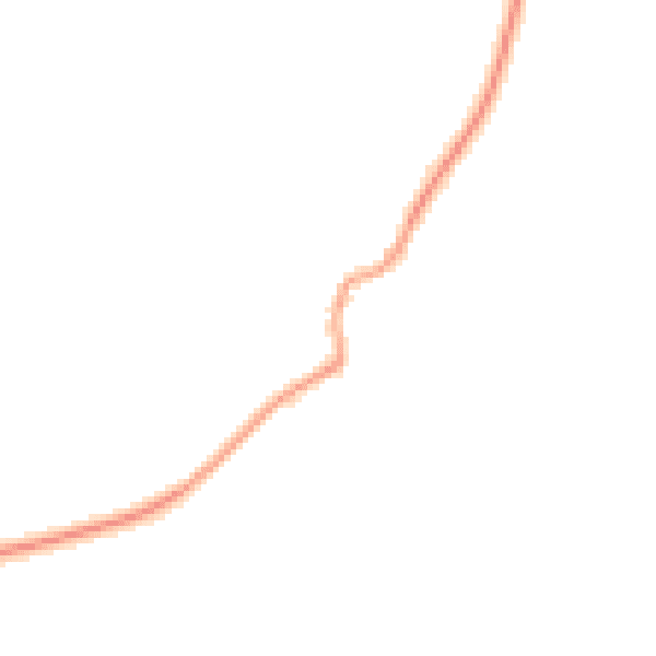 Night-time road noise heatmap for GU32 1JG