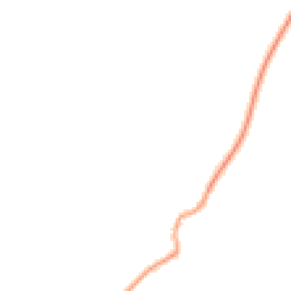 Night-time road noise heatmap for GU32 1LE