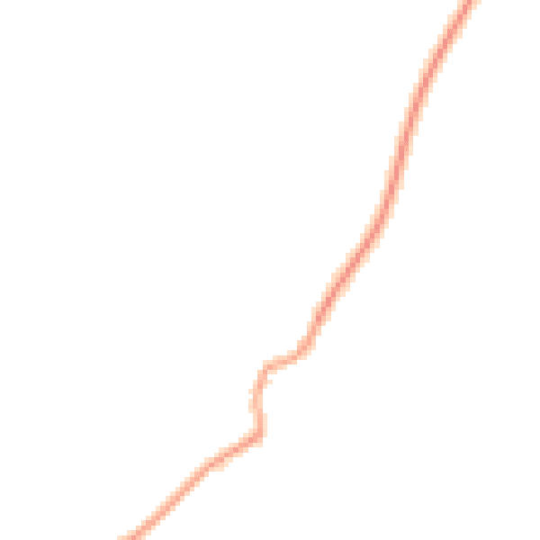 Night-time road noise heatmap for GU32 1LH