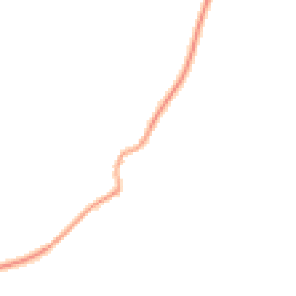 Night-time road noise heatmap for GU32 1LJ