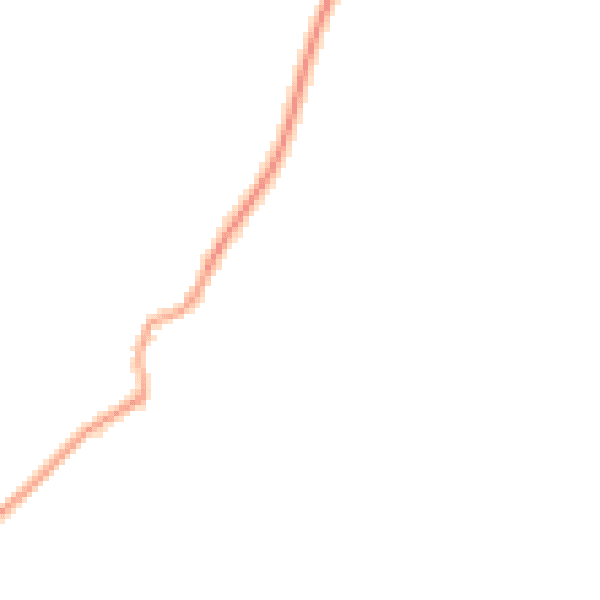 Night-time road noise heatmap for GU32 1LW