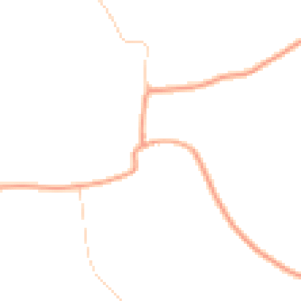Daytime road noise heatmap for GU32 1QW