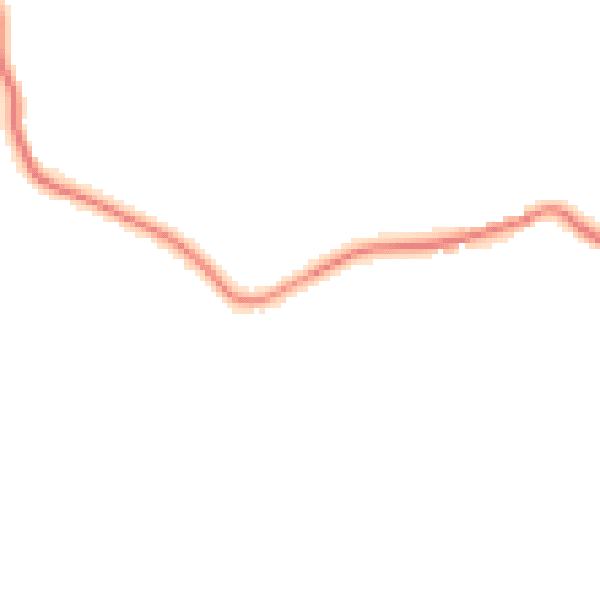 Night-time road noise heatmap for GU32 1QZ