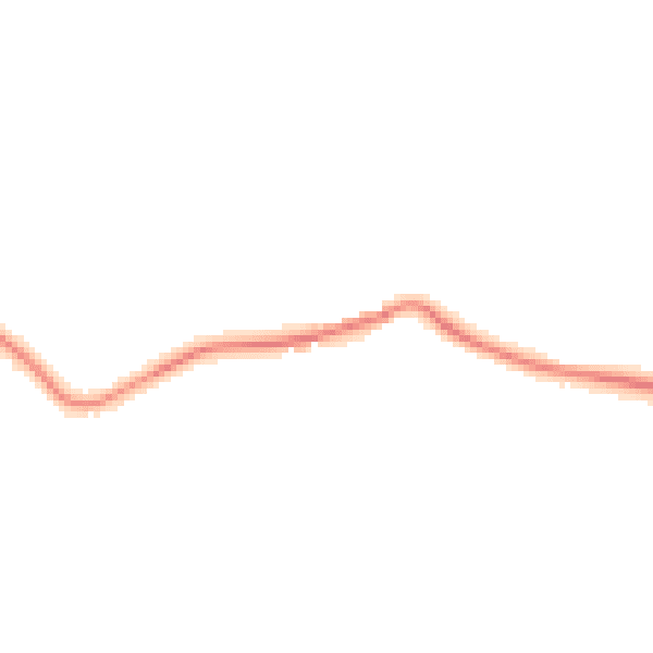 Night-time road noise heatmap for GU32 1RD