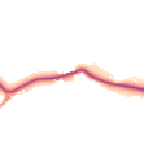 Daytime road noise heatmap for GU32 1RF