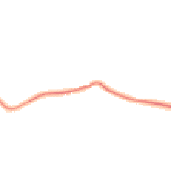 Night-time road noise heatmap for GU32 1RF