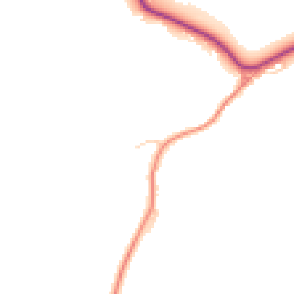 Daytime road noise heatmap for GU32 1RH