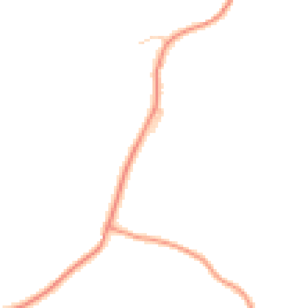 Daytime road noise heatmap for GU32 1RN