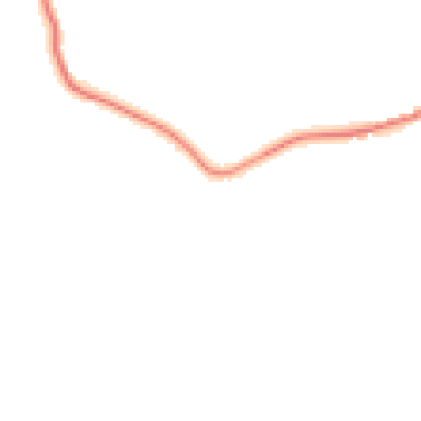 Night-time road noise heatmap for GU32 1RQ