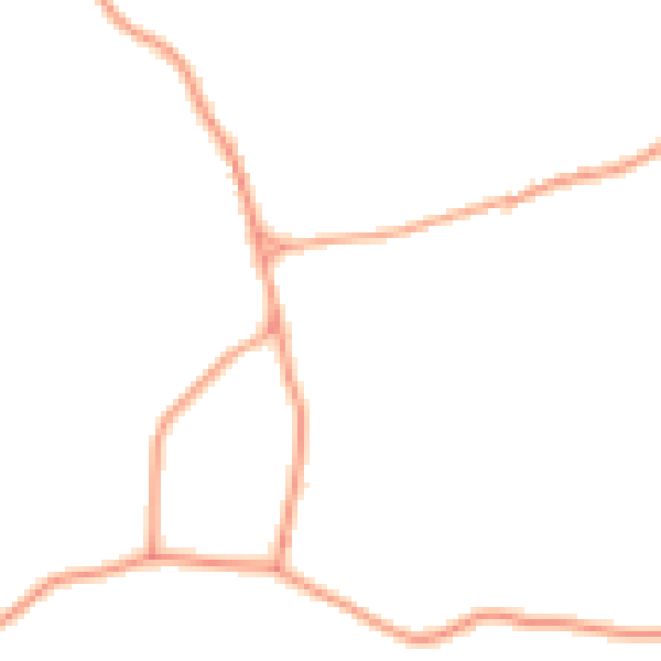 Daytime road noise heatmap for GU32 1RS