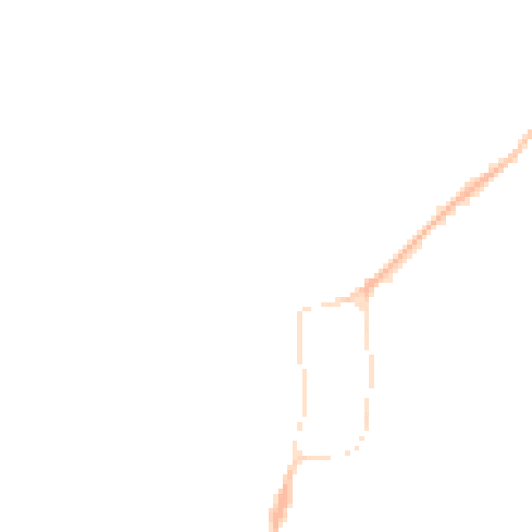 Night-time road noise heatmap for GU32 2AX
