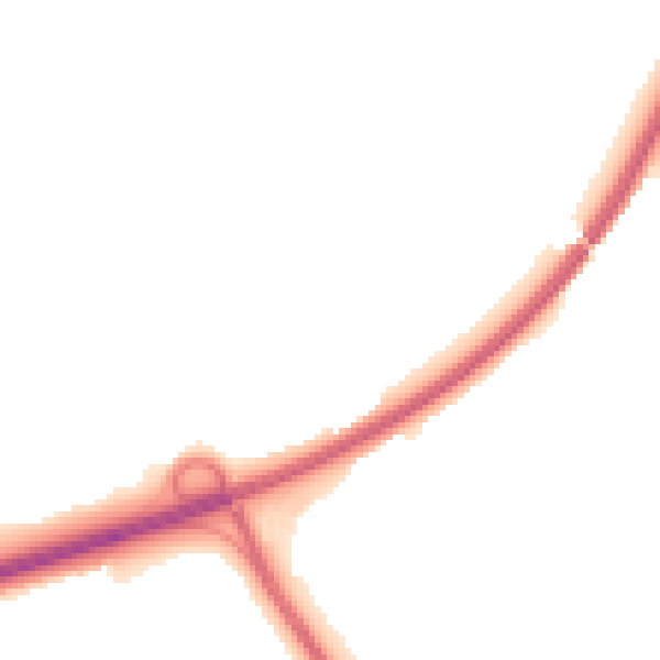 Night-time road noise heatmap for GU32 2DA