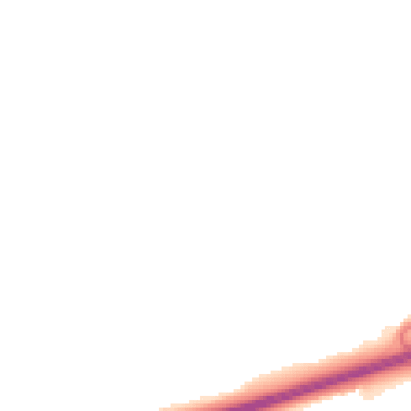 Night-time road noise heatmap for GU32 2DD