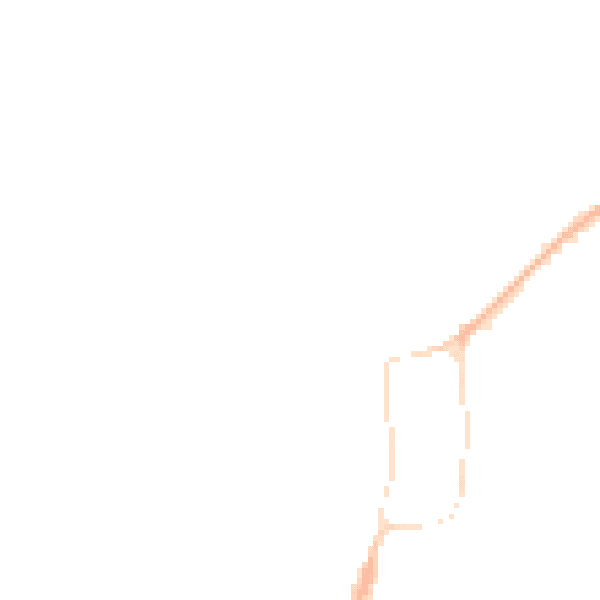 Night-time road noise heatmap for GU32 2HF