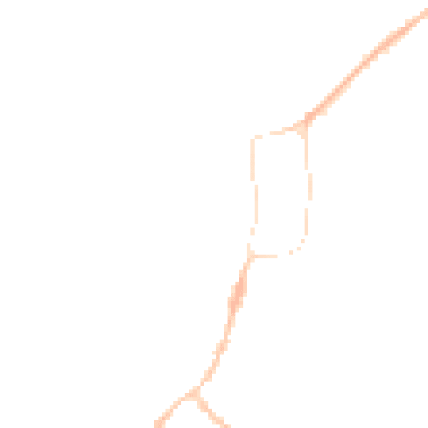 Night-time road noise heatmap for GU32 3EX