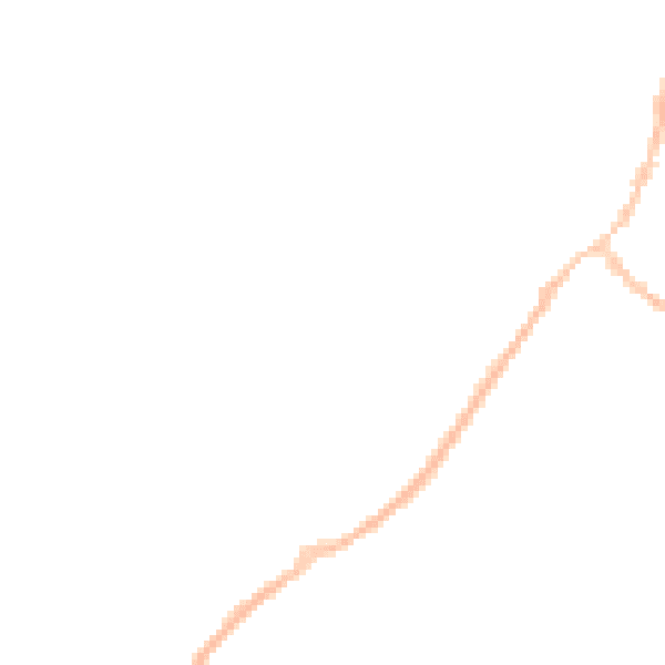 Night-time road noise heatmap for GU32 3LY
