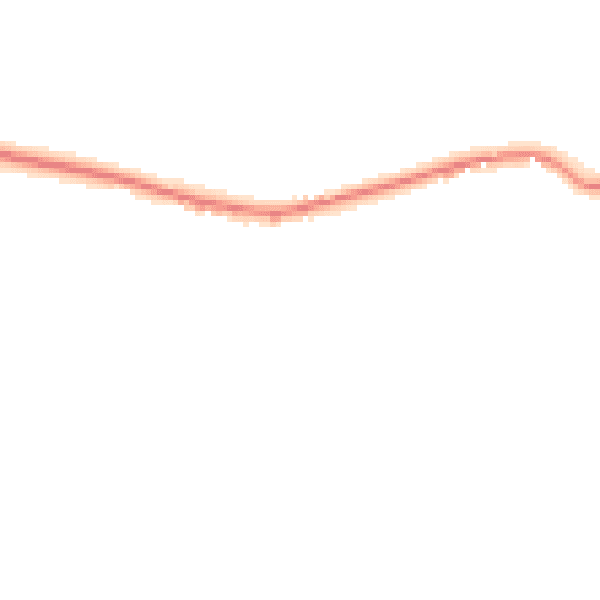 Night-time road noise heatmap for GU32 3PJ