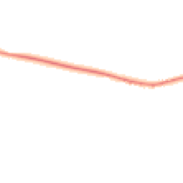 Night-time road noise heatmap for GU32 3PW