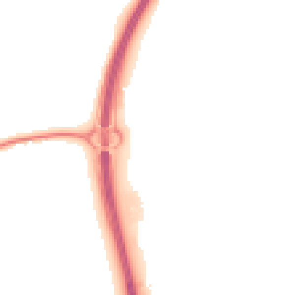 Night-time road noise heatmap for GU32 3QZ