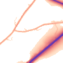 Daytime road noise heatmap for GU33 6AH
