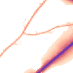 Daytime road noise heatmap for GU33 6AQ