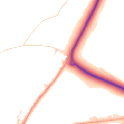 Daytime road noise heatmap for GU33 6AT