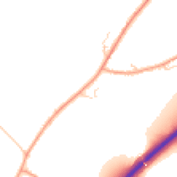 Daytime road noise heatmap for GU33 6EU