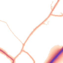 Daytime road noise heatmap for GU33 6EZ