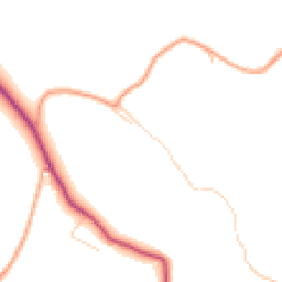 Daytime road noise heatmap for GU33 6HN