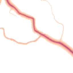 Daytime road noise heatmap for GU33 6HR