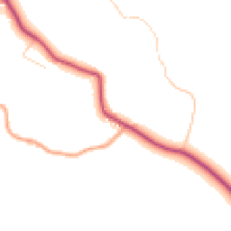 Daytime road noise heatmap for GU33 6HW