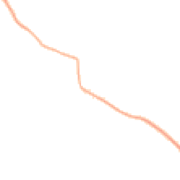 Night-time road noise heatmap for GU33 6HW