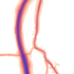 Daytime road noise heatmap for GU33 6JU
