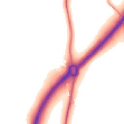 Daytime road noise heatmap for GU33 6LB
