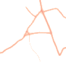 Daytime road noise heatmap for GU33 6ND