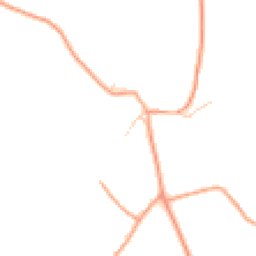Daytime road noise heatmap for GU33 6NN