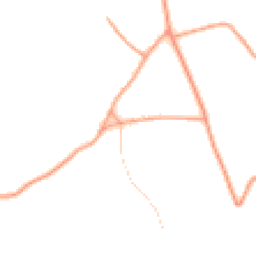 Daytime road noise heatmap for GU33 6NT