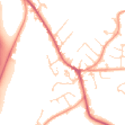 Daytime road noise heatmap for GU33 7AD