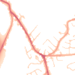 Daytime road noise heatmap for GU33 7AG
