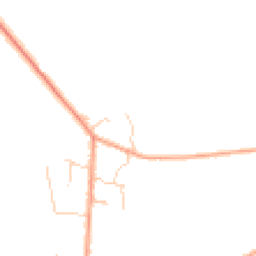 Daytime road noise heatmap for GU33 7DB