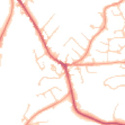 Daytime road noise heatmap for GU33 7DP