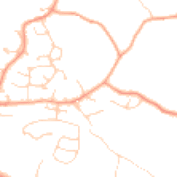 Daytime road noise heatmap for GU33 7HA