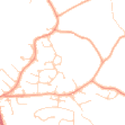 Daytime road noise heatmap for GU33 7HS