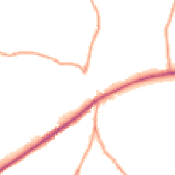 Daytime road noise heatmap for GU33 7JA