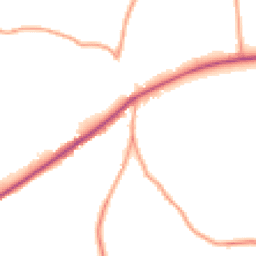 Daytime road noise heatmap for GU33 7JD