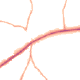Daytime road noise heatmap for GU33 7JQ