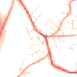 Daytime road noise heatmap for GU33 7JY